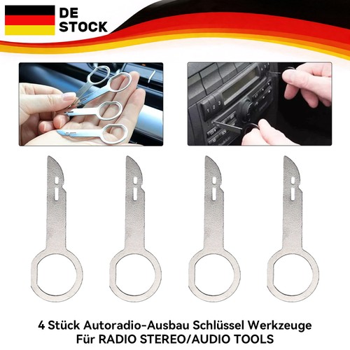 4pcs car radio - 4pcs, removal